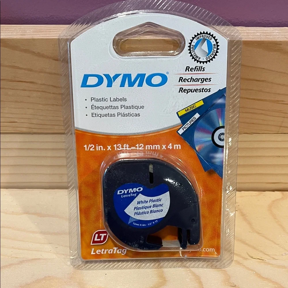 DYMO LetraTag Label Refills Bundle – 3 Pack (NEW & Sealed)